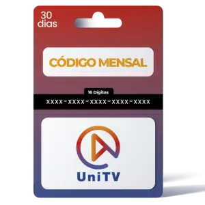 UniTV — Código digital (30 dias)